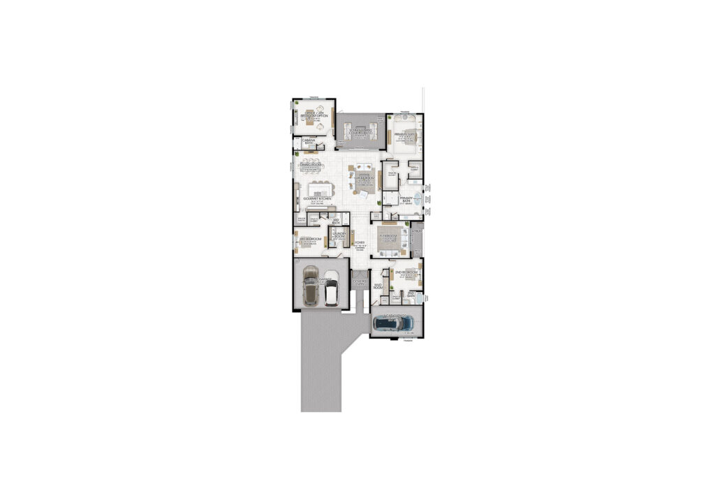 VALENCIA DEL MAR KENDALL FLOORPLAN