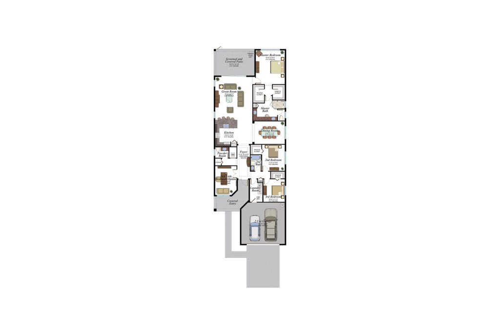 VALENCIA GROVE TRIBECA FLOORPLAN